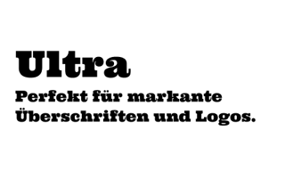 Ultra-Font